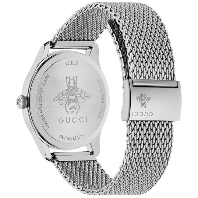 GUCCI G-Timeless Silber Blau YA126328