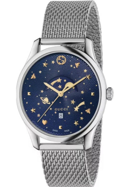 GUCCI G-Timeless Silber Blau YA126328