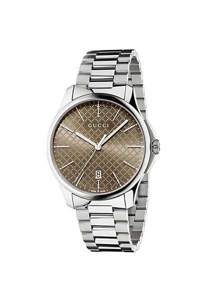 GUCCI G-Timeless Silber Braun YA126317