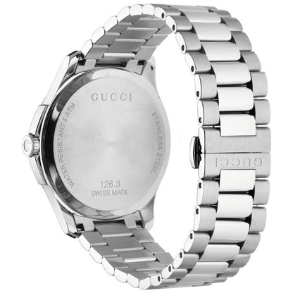 GUCCI G-Timeless Silber Braun YA126317